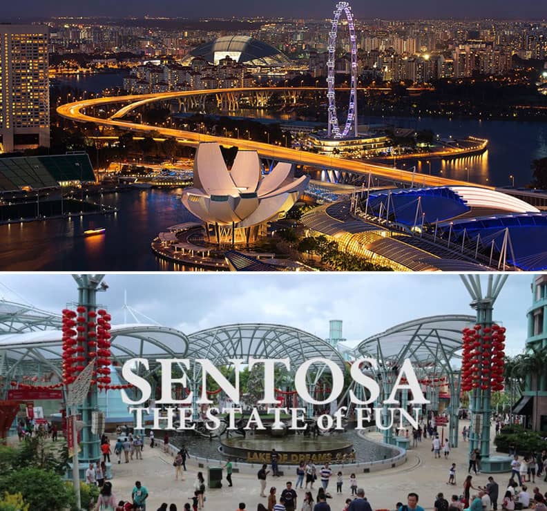 Singapore City Tour & Half Day Sentosa Island